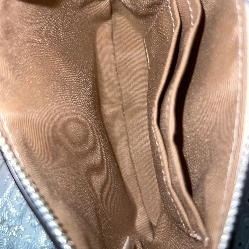 Coach White and Tan Briefcase with Modern Design. NWOT